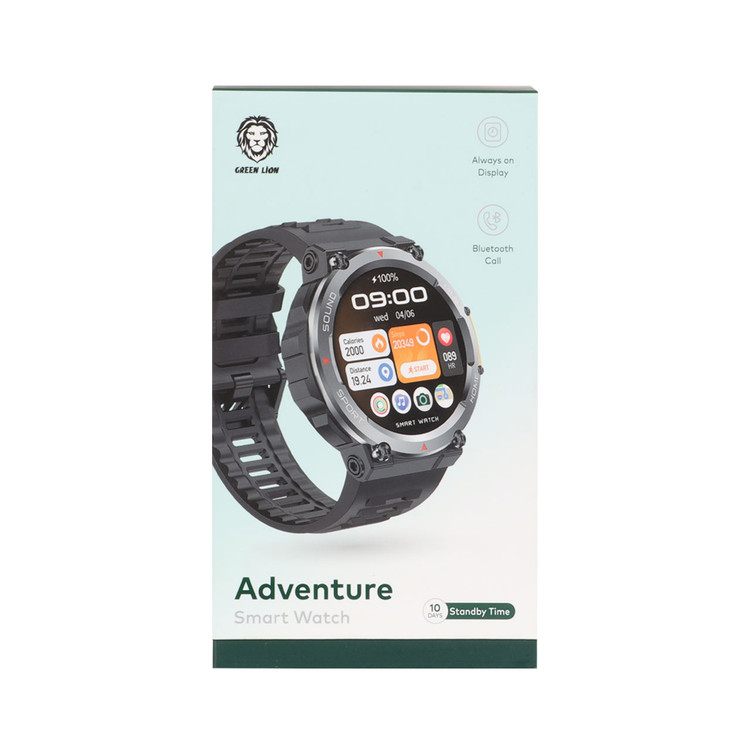 ساعت هوشمند Green Lion مدل Adventure GNADSWBK -گرین لاین