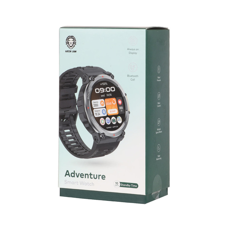 ساعت هوشمند Green Lion مدل Adventure GNADSWBK -گرین لاین