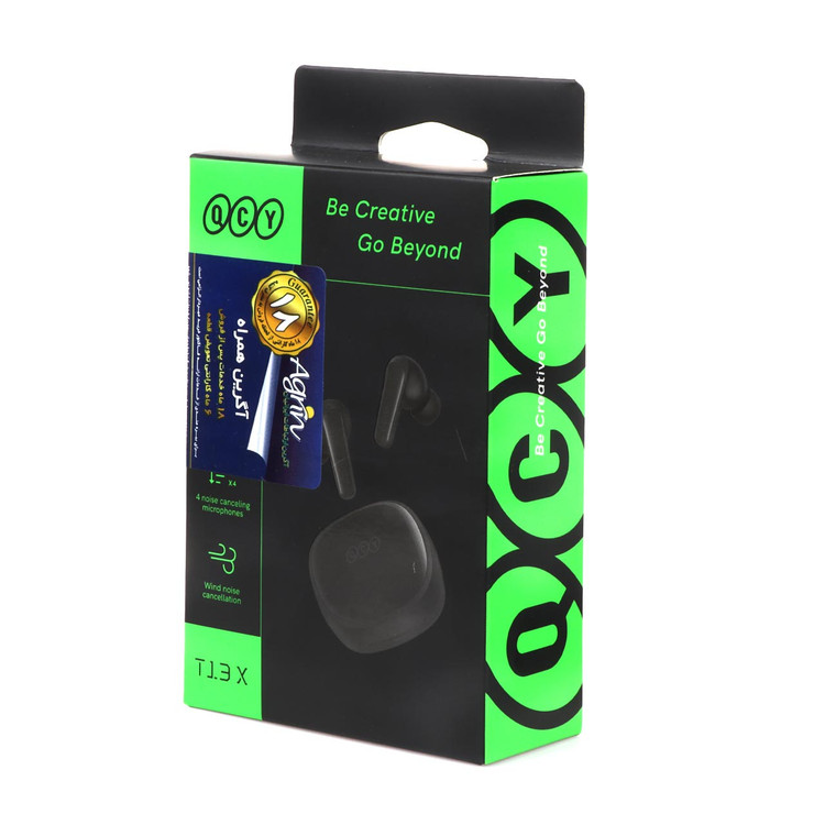 ایرفون بی سیم QCY مدل T13 X - مشکی (گارانتی شرکتی) کیو وای سی