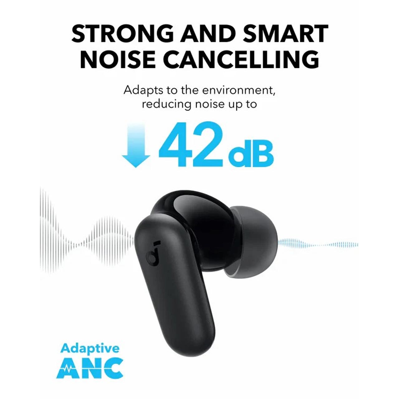ایربادز بی سیم ANKER مدل R50i NC A3959 - مشکی (گارانتی شرکتی) انکر