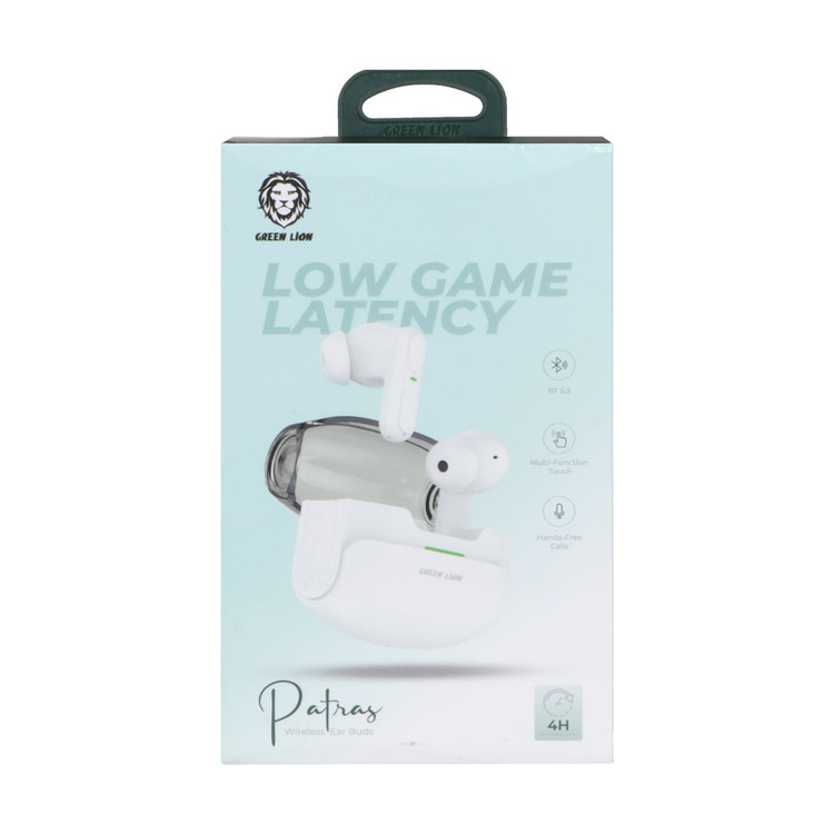 ایرفون بی سیم Green Lion مدل GNPATRSTWSWH - سفید (گارانتی شرکتی) گرین لاین