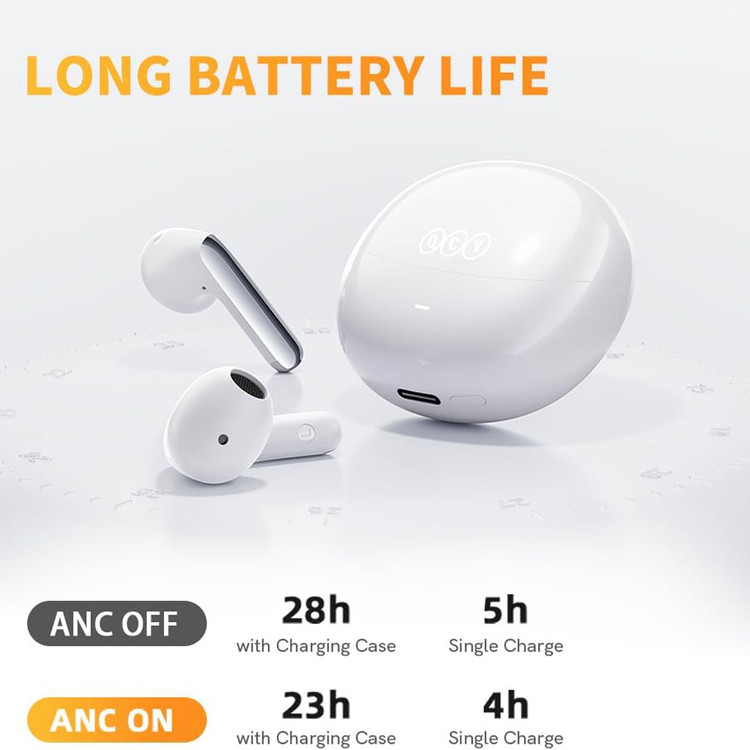 ایرفون بی سیم QCY مدل Melobuds Pro - سفید (گارانتی شرکتی) کیو سی وای