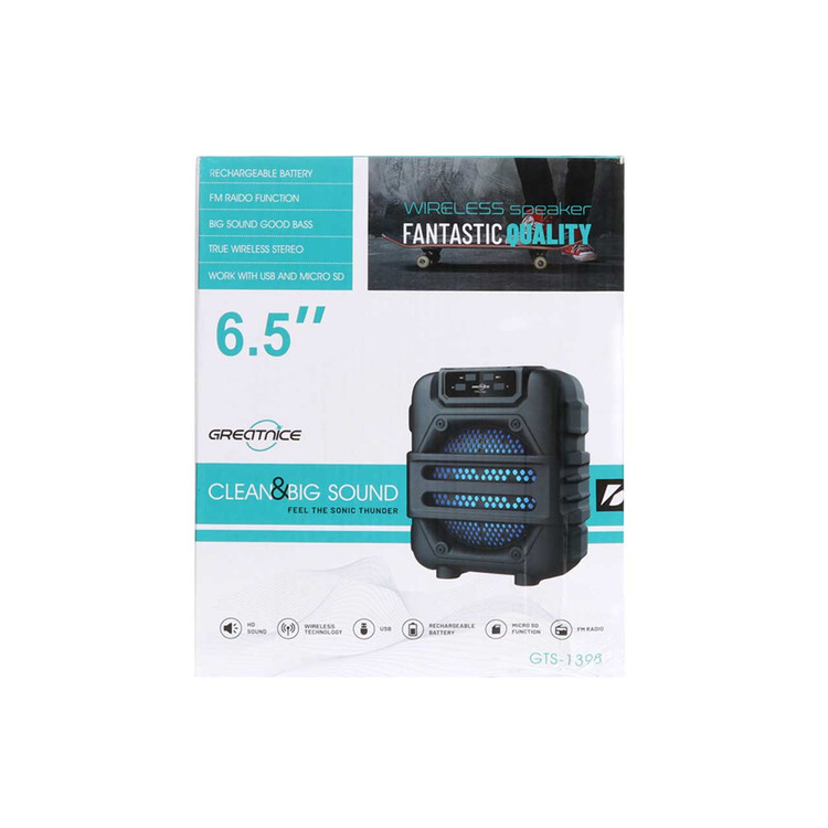 اسپیکر بی سیم Greatnice مدل GTS-1398 - مشکی