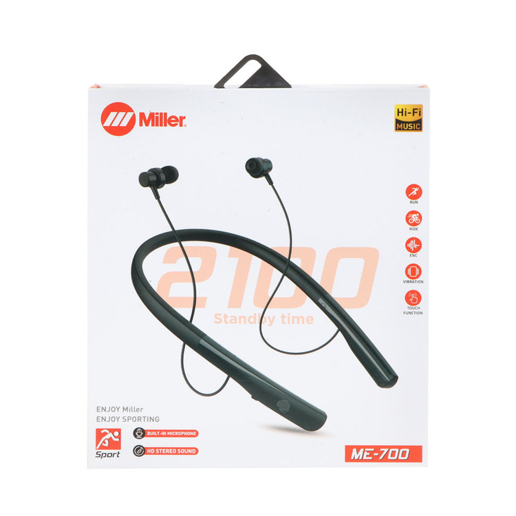 هندزفری گردنی لمسی Miller مدل ME-700 - مشکی (گارانتی پارتیان پایا) میلر