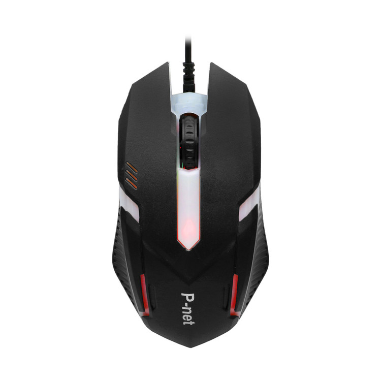 ماوس باسیم گیمینگ P-net مدل GM.13 - مشکی - RYL پی نت