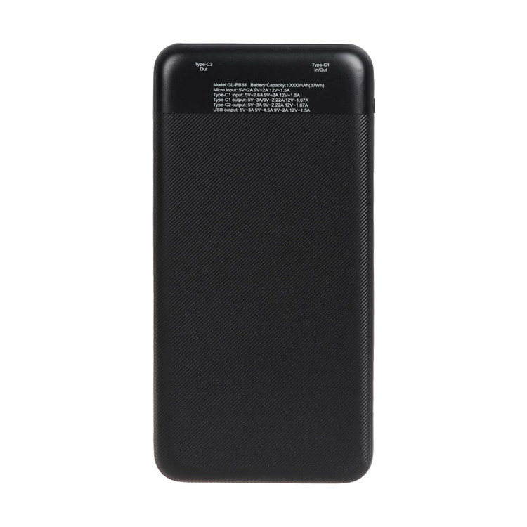 پاوربانک (PD و فست شارژ) Green Lion 20W 10000mAh مدل GNUCMPPBK10BK - مشکی (گارانتی شرکتی)پاوربانک (PD و فست شارژ) Green Lion 20W 10000mAh مدل GNUCMPPBK10BK - مشکی (گارانتی شرکتی)